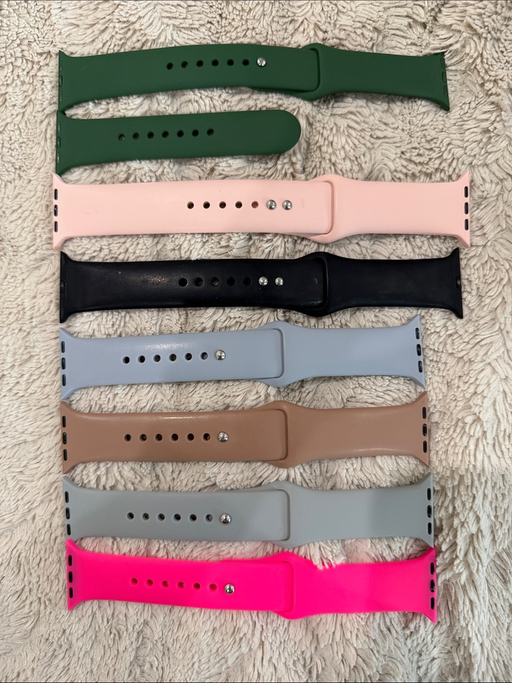 Silicone Replacement Watch Band - Multiple Colors